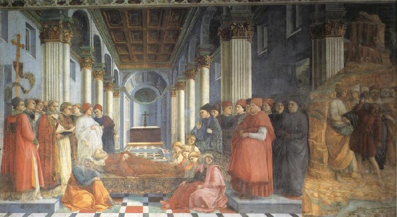 Fra Filippo Lippi The Celebration of the Relics of St Stephen and Part of the Martyrdom of St Stefano china oil painting image